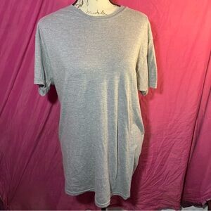 Hanes Light Gray Men's Short Sleeve Tee